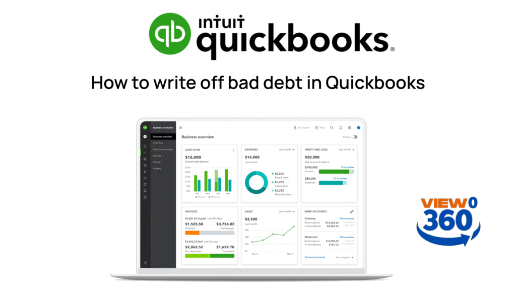 How to write off bad debt in quickbooks image