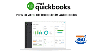 How to write off bad debt in quickbooks image